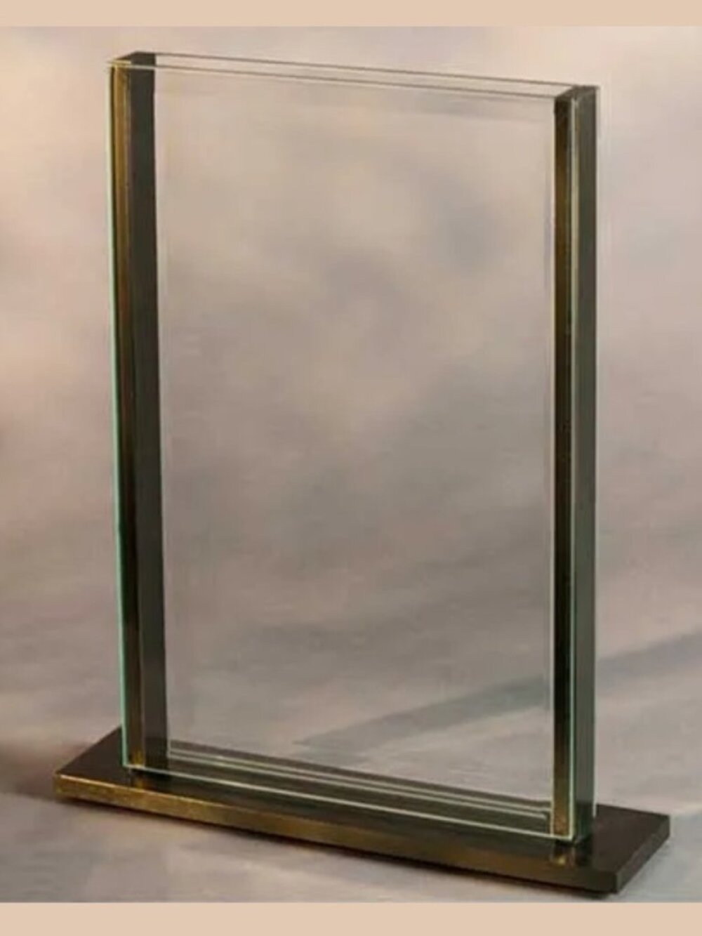 Modern Vertical Glass Vase by Stems Vases - 9.5" x 7"